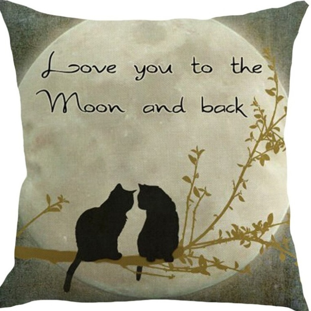 Pillow Cover- NEW- Love You to the Moon and back